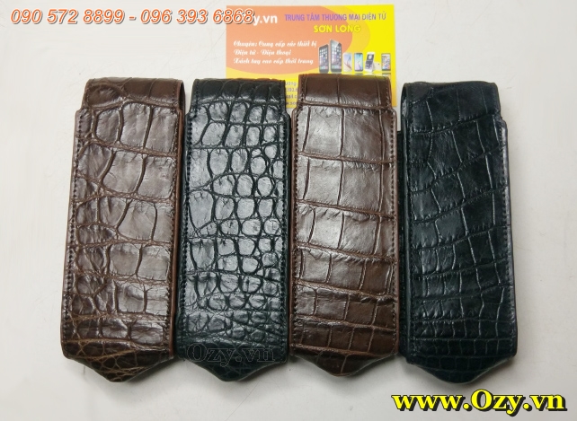 Bao đựng vertu da cá sấu